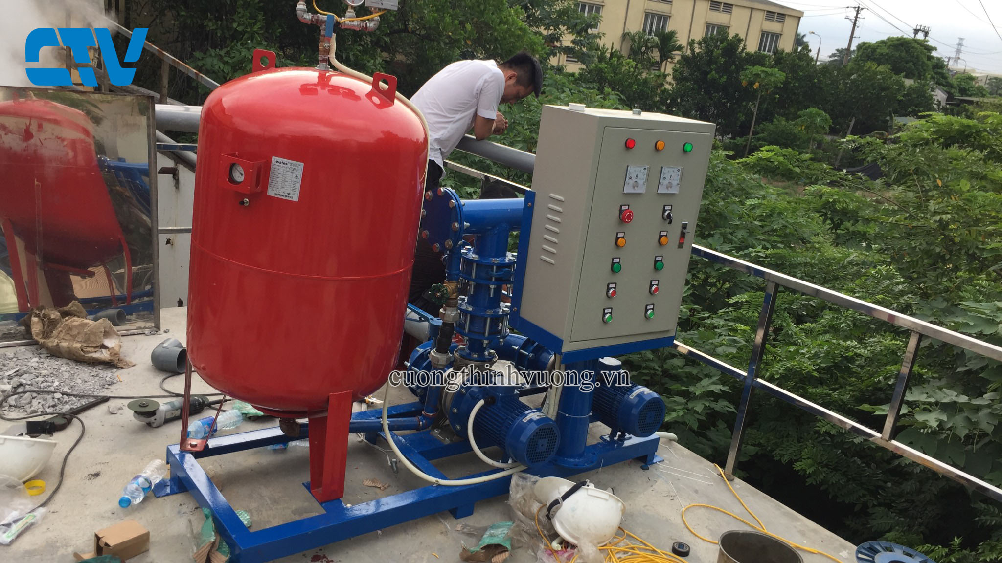 Giải pháp lắp đặt máy bơm tăng áp Italy cho dự án và khu công nghiệp