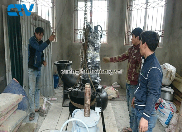 Lắp đặt hệ thống máy bơm chìm cho các công trình dự án trên toàn quốc