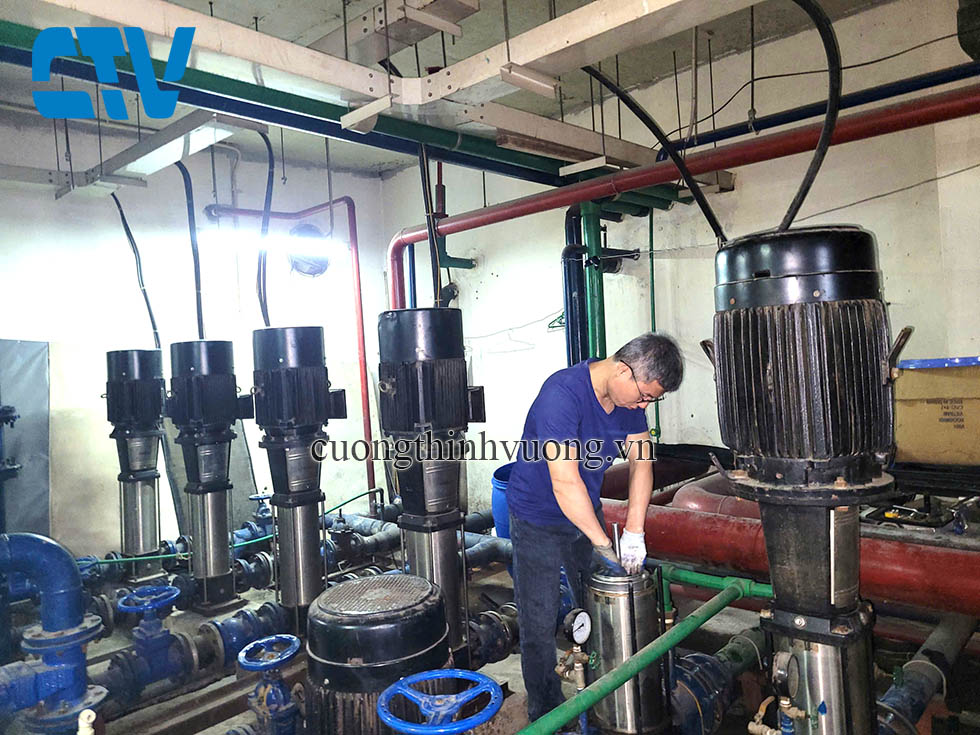 Sửa bơm đa tầng cánh trục đứng tại Hà Nội - Gọi là có mặt ngay