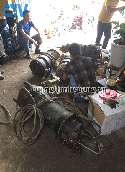 Dịch vụ sửa máy bơm chìm nước thải tại Cường Thịnh Vương