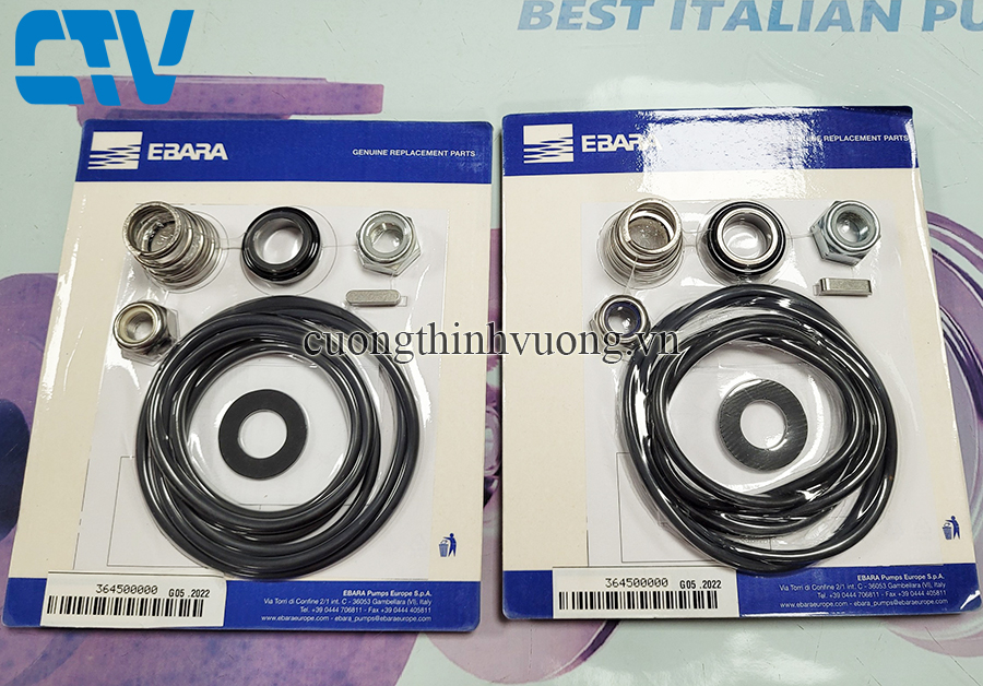 Phụ tùng máy bơm Ebara 3M - 35 mm ( Seal Kit Ebara)